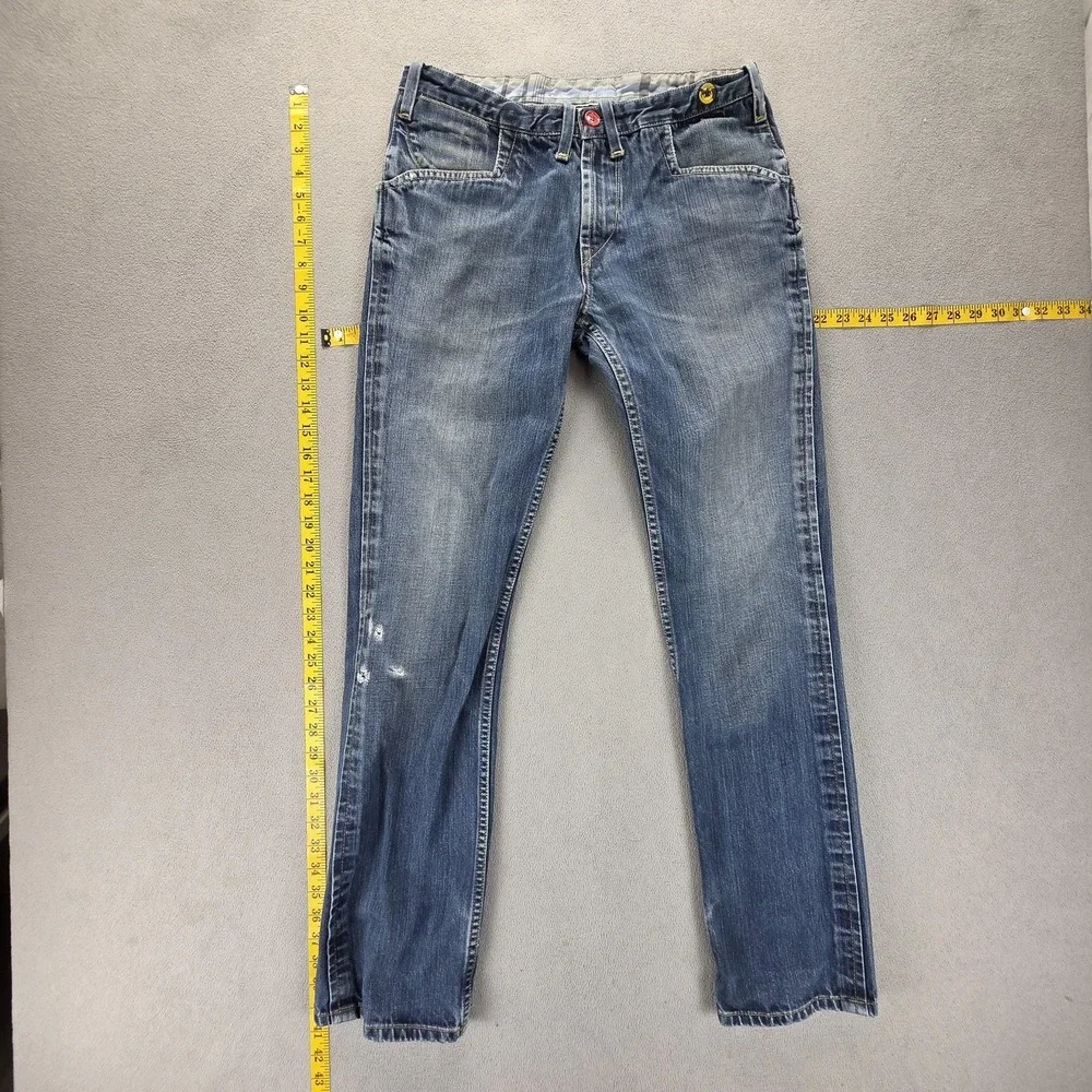 Vintage Levis Engineered Jeans Mens Blue Zip Fly Medium Wash Fits 30x32